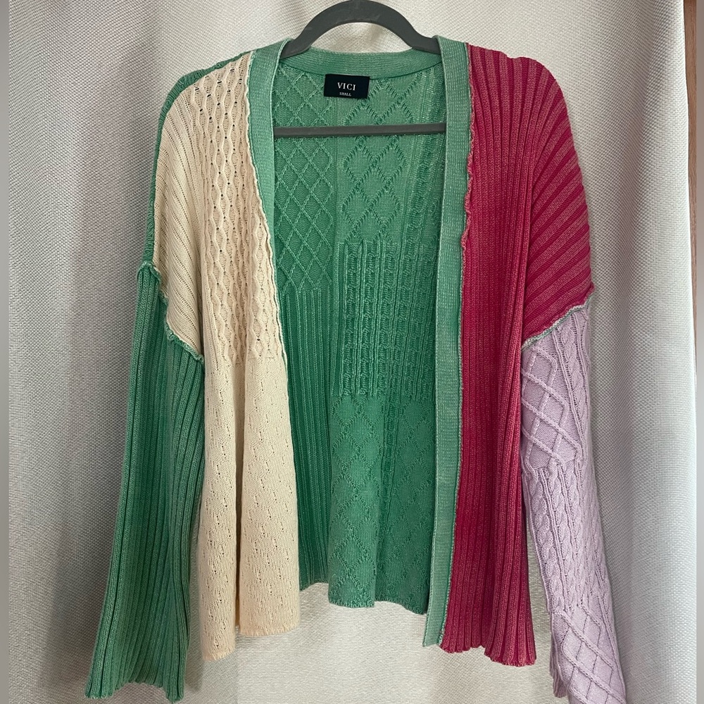 NWOT Vici Color Block Sweater